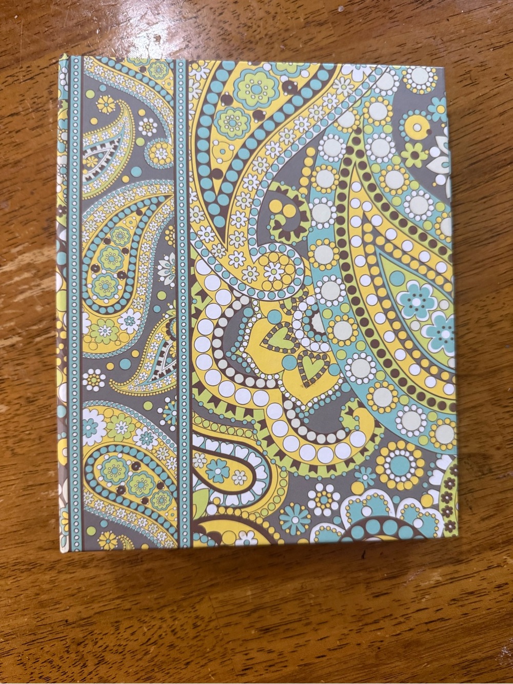 Vera Bradley Address Book in Lemon Parfait, NWoT